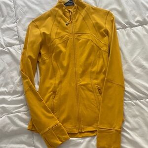 Mustard, yellow, define jacket